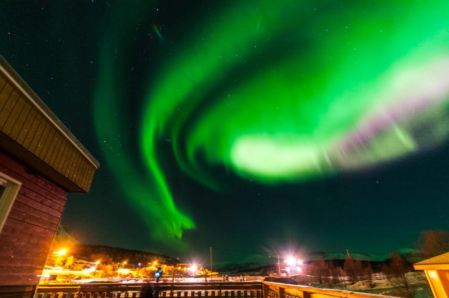 Leilighet Med Fantastisk Utsikt. ทรอมโซ ภายนอก รูปภาพ